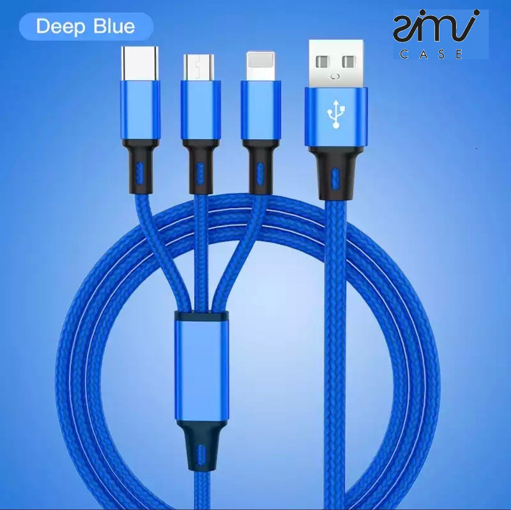 Simi USB 3 in 1 charging cable